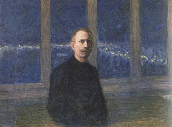 Eugene Jansson Self-Portrait Norge oil painting art